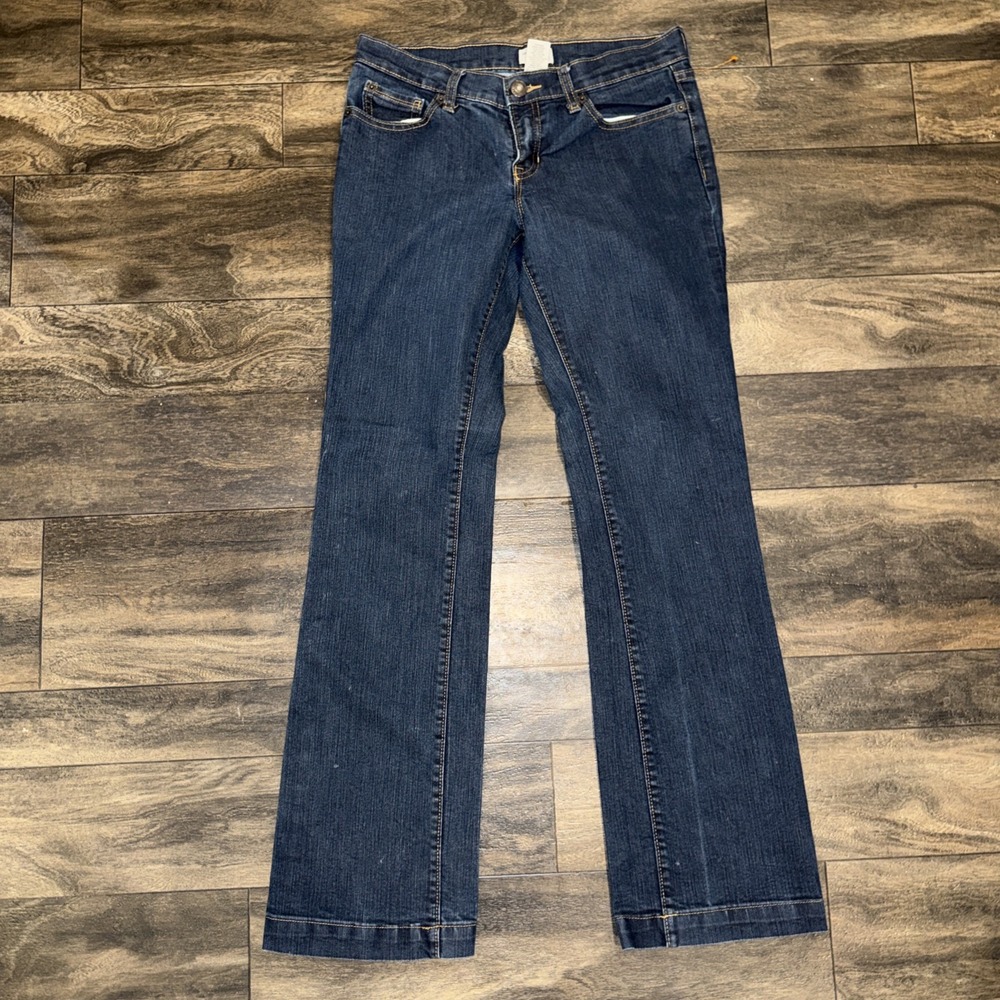 Vintage Gap Jeans Long and Lean Women's Size 4/27 R Low Rise Dark Wash Denim
